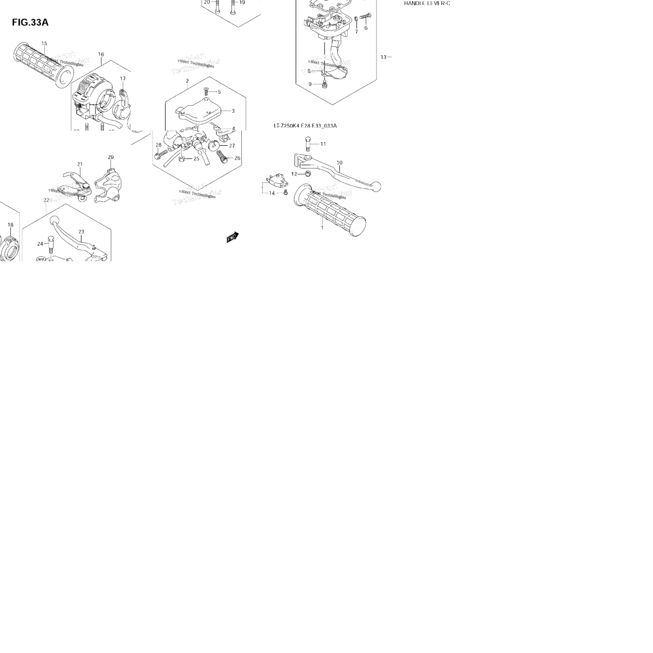 Handle Lever (Model K5/K6/K7/K8)