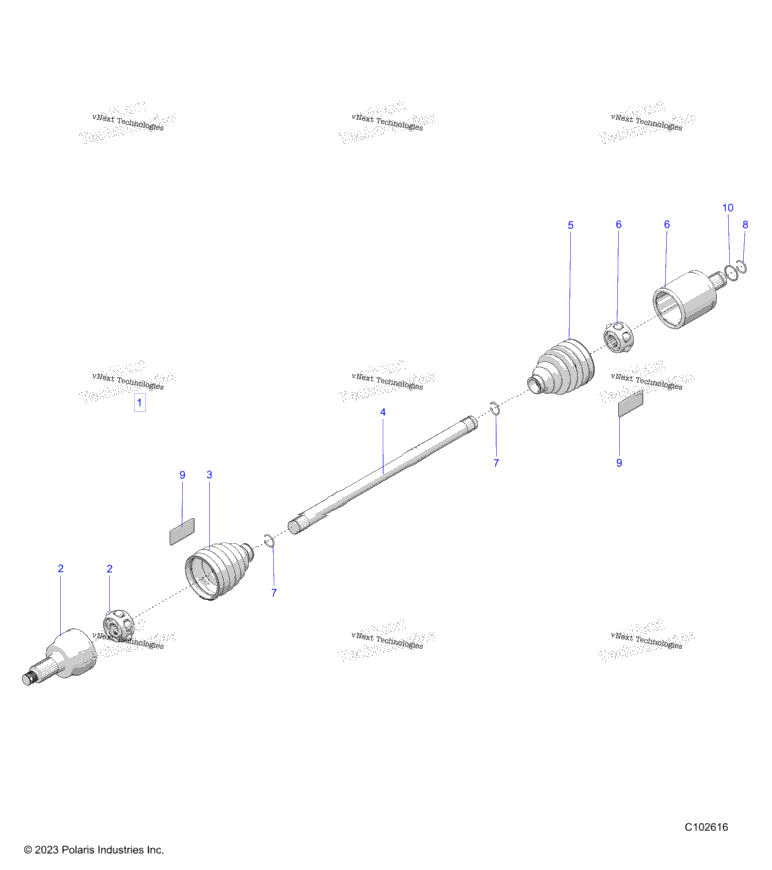 Drive Train, Drive Shaft, Middle