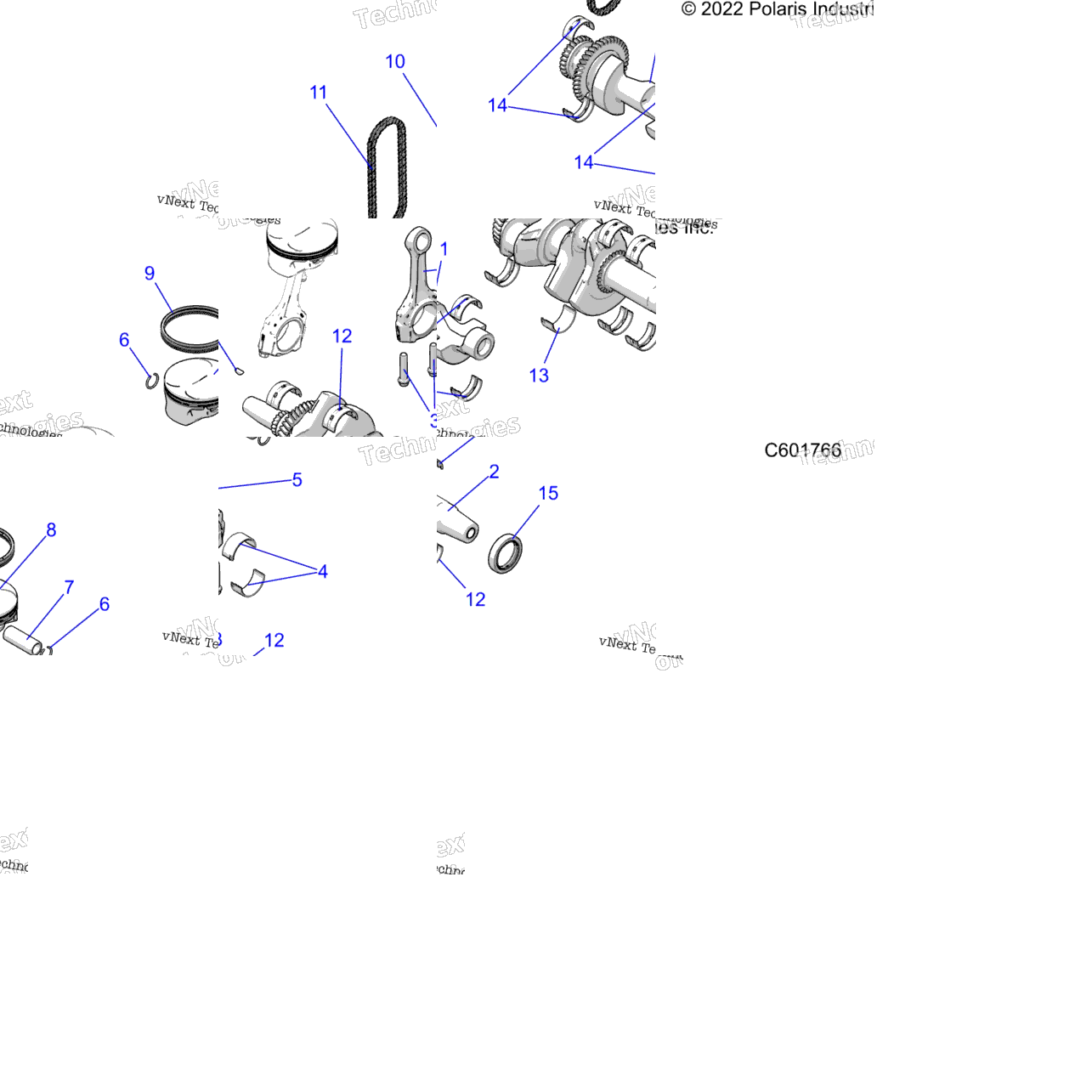 Engine, Balance Shaft, Crankshaft/Piston