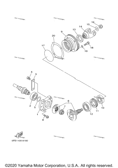 Middle Drive Gear