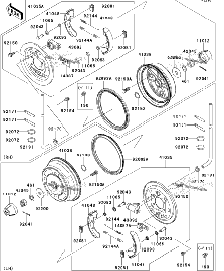 Front Hubs/Brakes