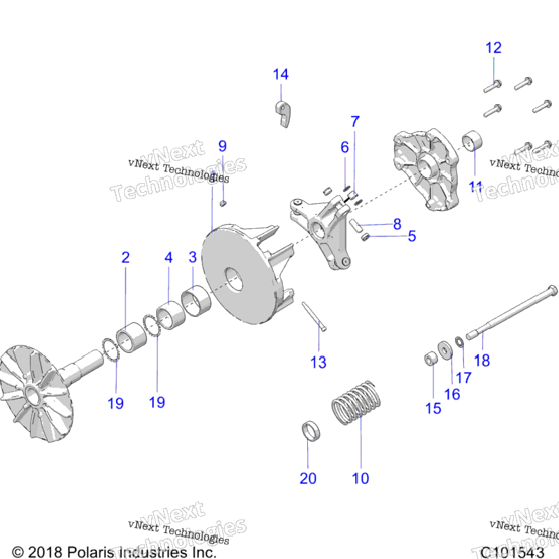 Drive Train, Primary Clutch