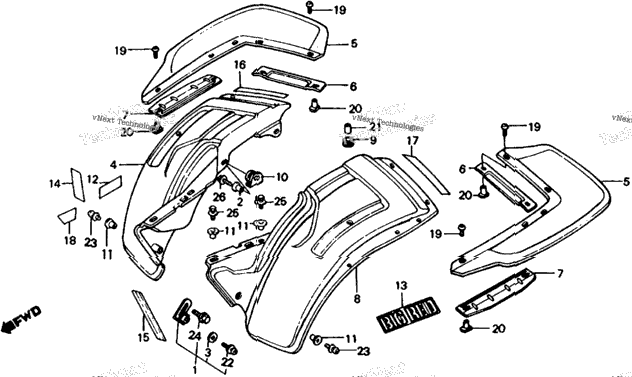 Rear Fender