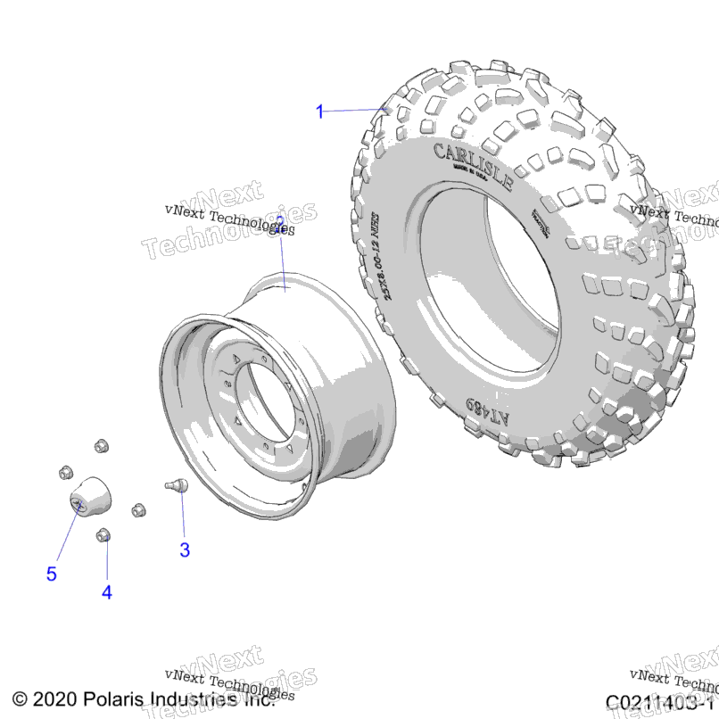 Wheels, Front Tire