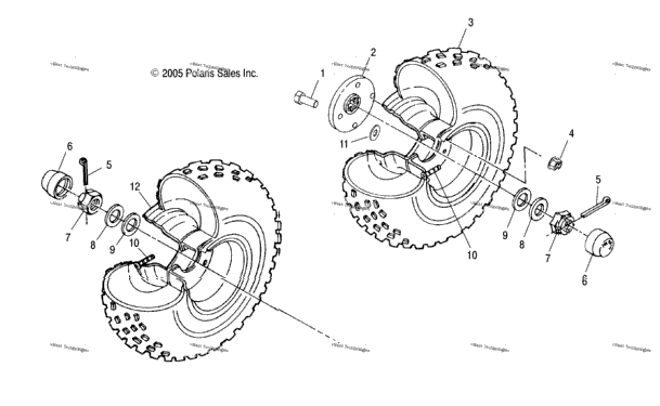 Rear & Middle Wheel