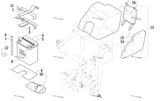 Storage Box And Battery Assembly