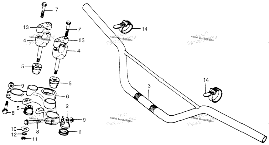 Handlebar + Top Bridge