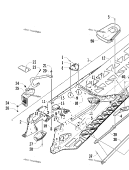 Tunnel, Rear Bumper, And Snowflap Assembly