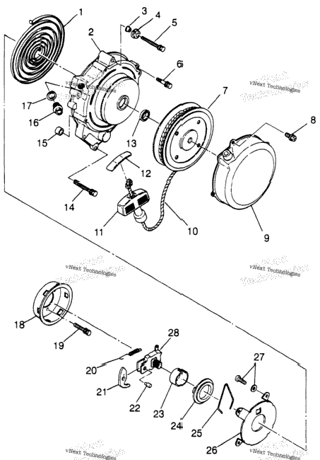 Recoil Starter Trail Blazer W97ba25c (4940124012D007)