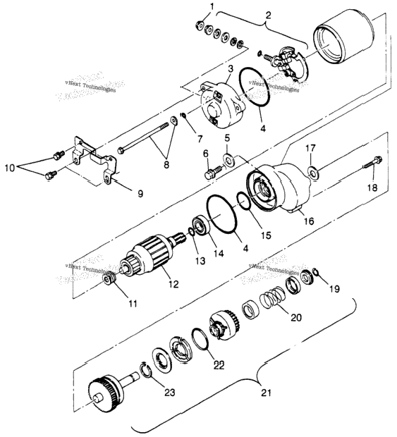 Starting Motor Trail Blazer W97ba25c (4940124012D009)