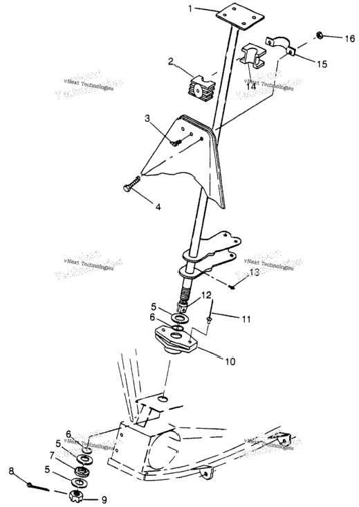 Steering Post Sport 400L & Trail Blazer W97ba25c