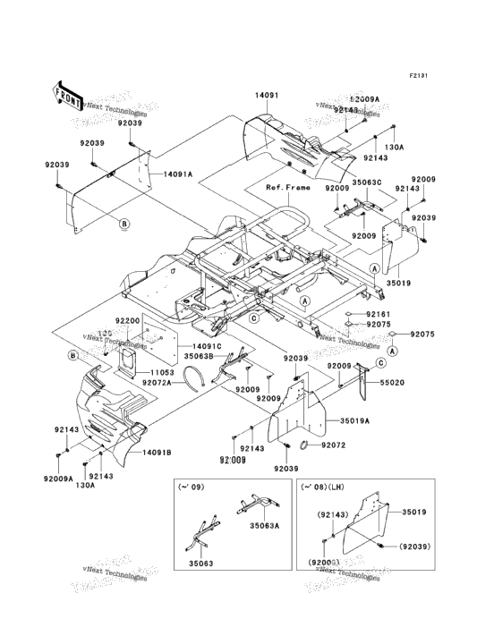 Frame Fittings (Rear)