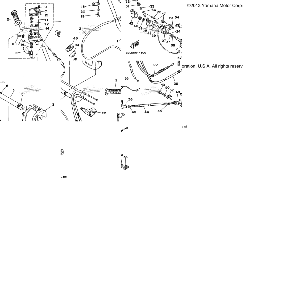 Steering Handle Cable