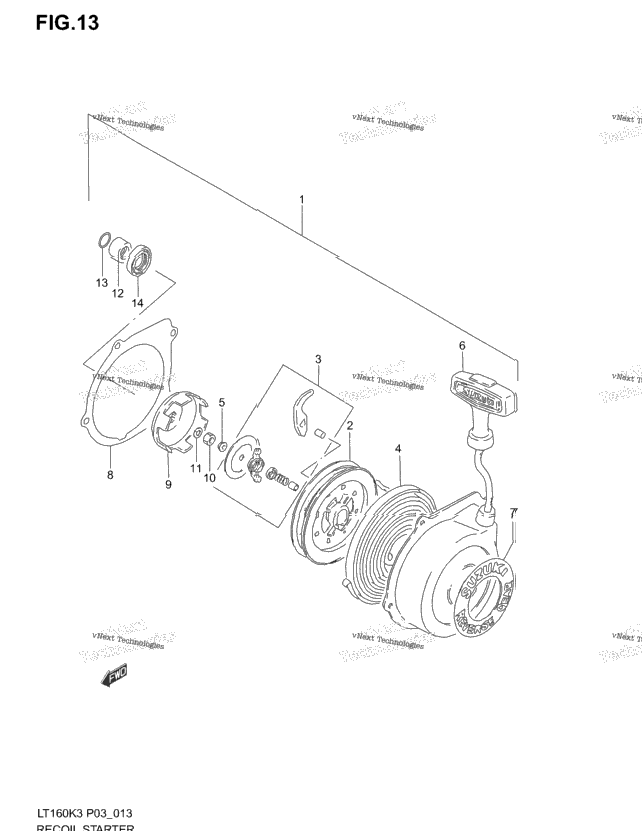 Recoil Starter (Optional)