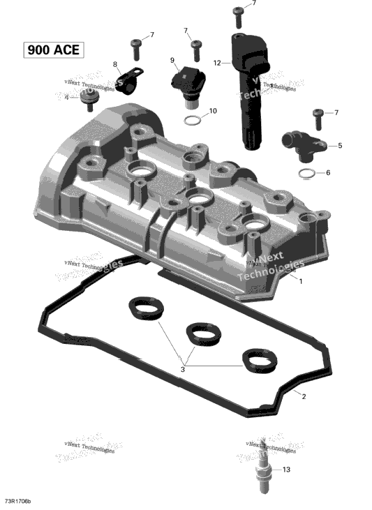 Valve Cover - 900 Ace