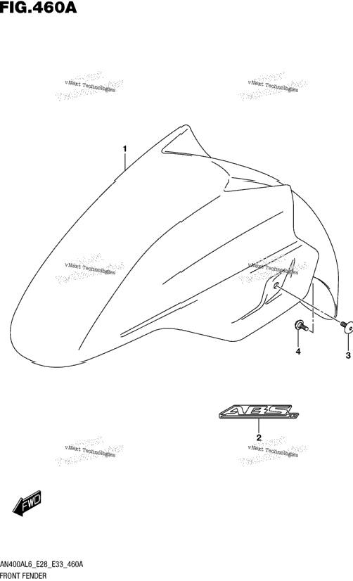 Front Fender (An400al6 E33)