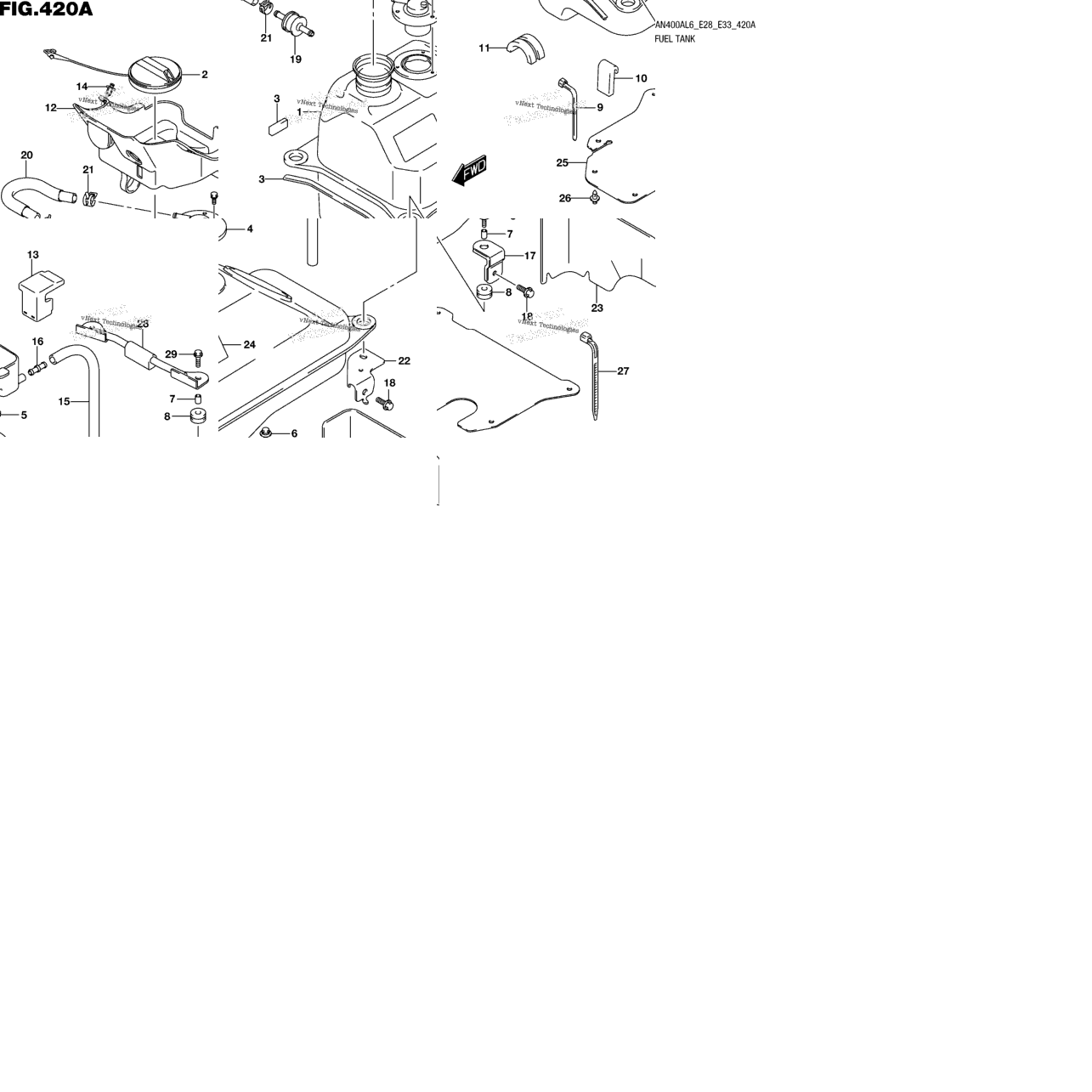 Fuel Tank (An400al6 E33)