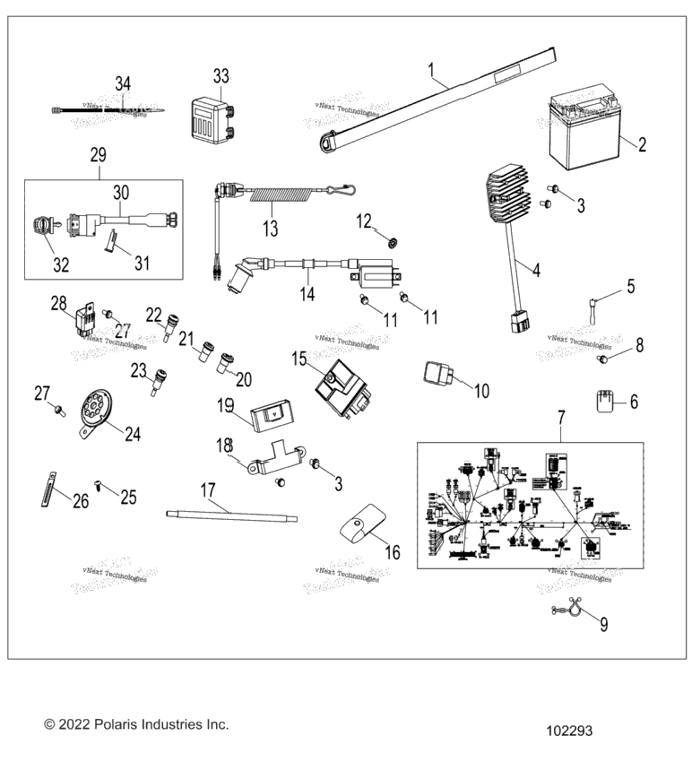 Electrical, Switches, Harness & Indicators