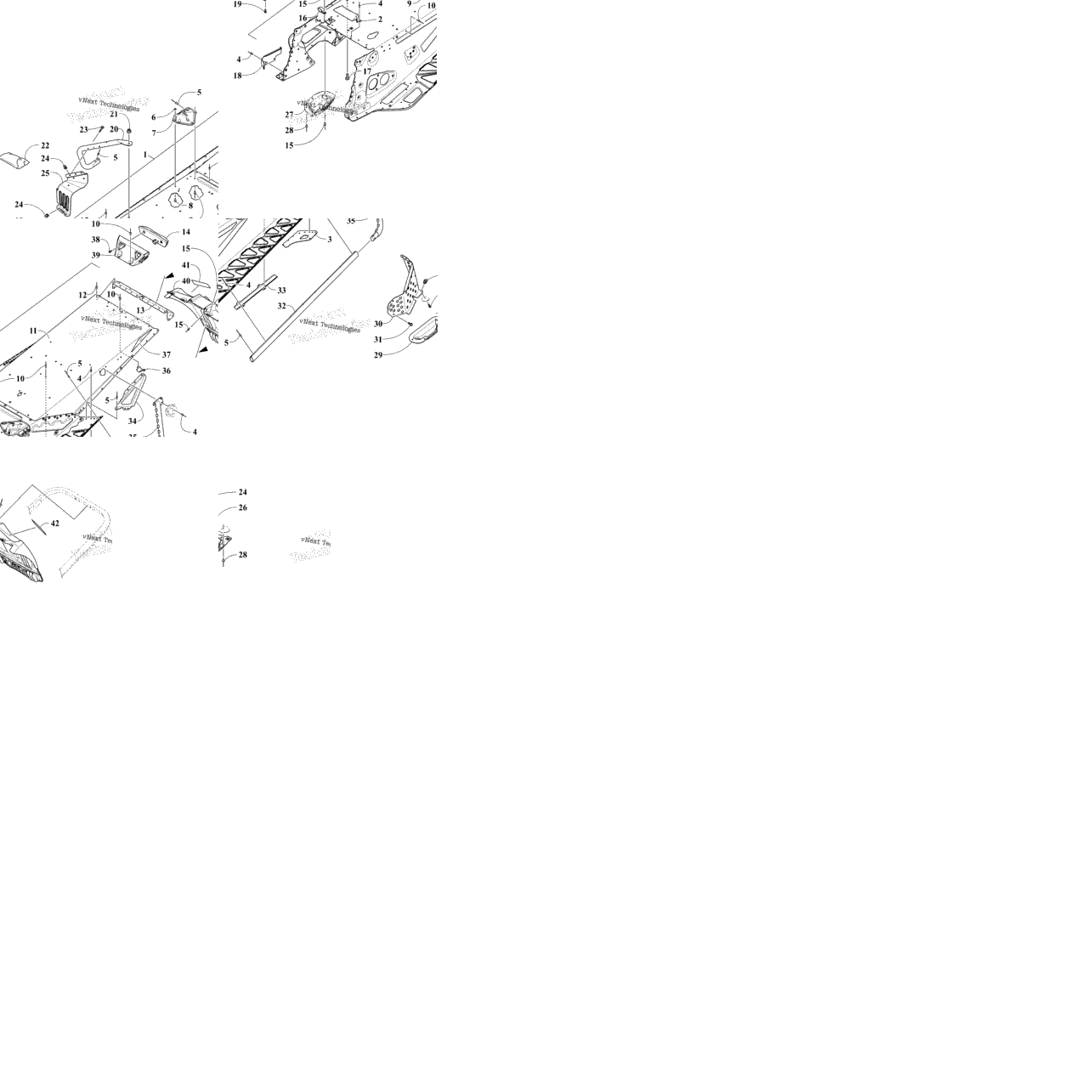 Tunnel And Snowflap Assembly