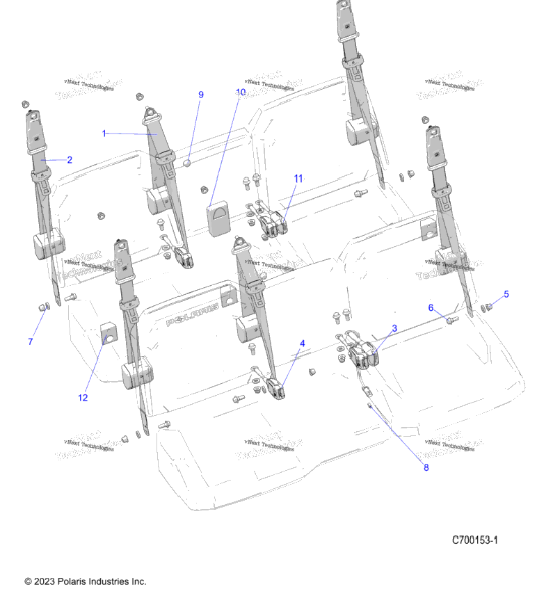 Body, Seat Belt Mounting