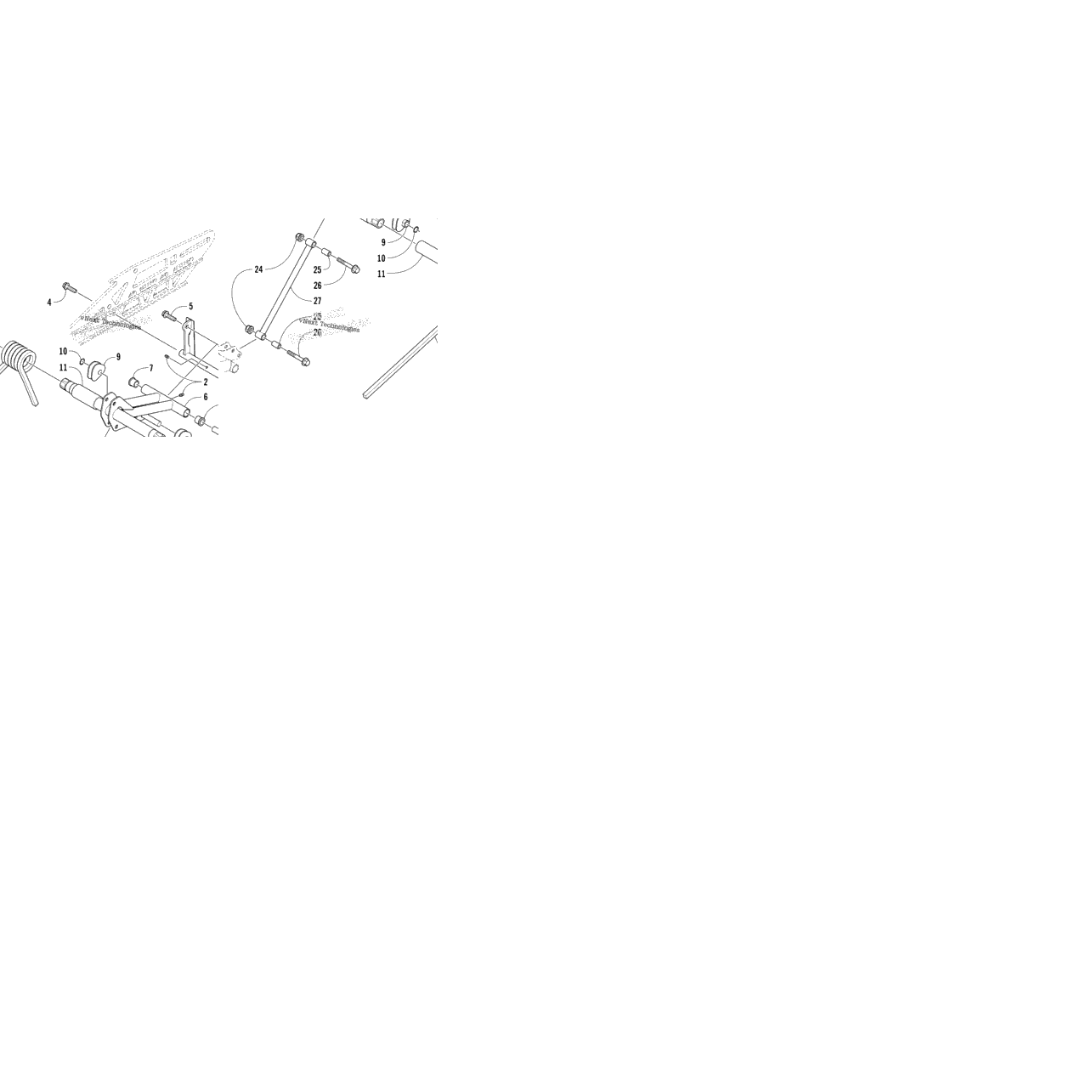 Rear Suspension Rear Arm Assembly