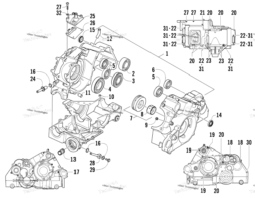 Crankcase Assembly