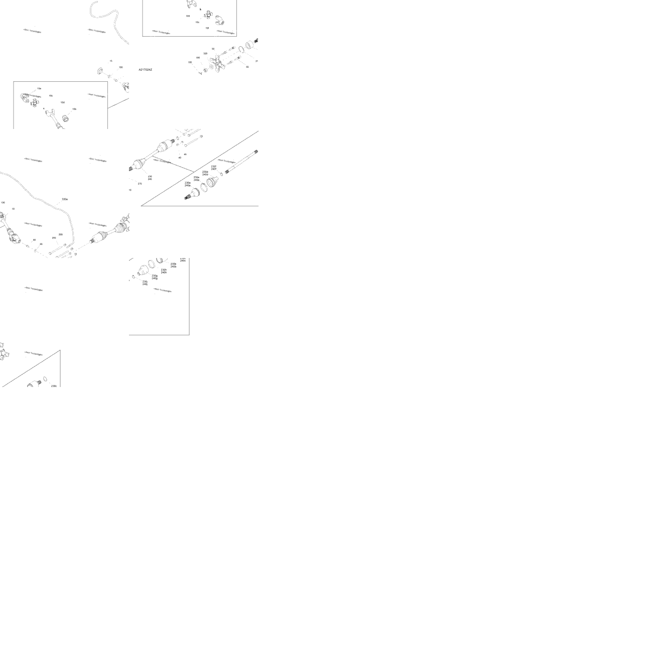 Drive - Rear Section - Common Parts