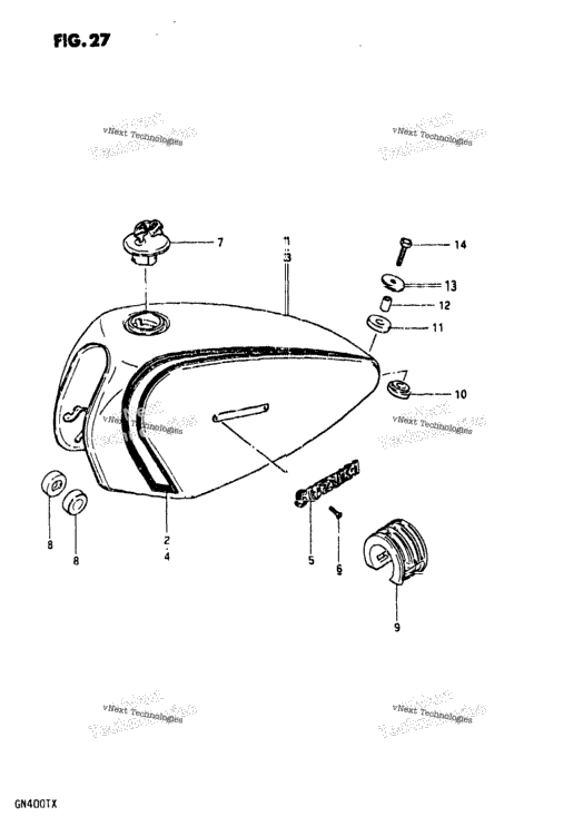 Fuel Tank (Gn400tx