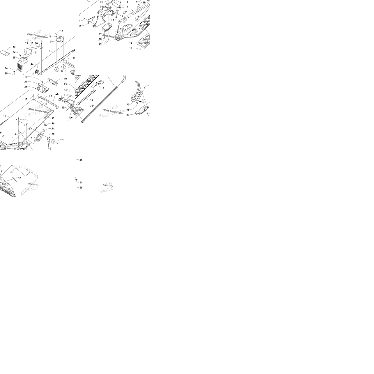 Tunnel And Snowflap Assembly