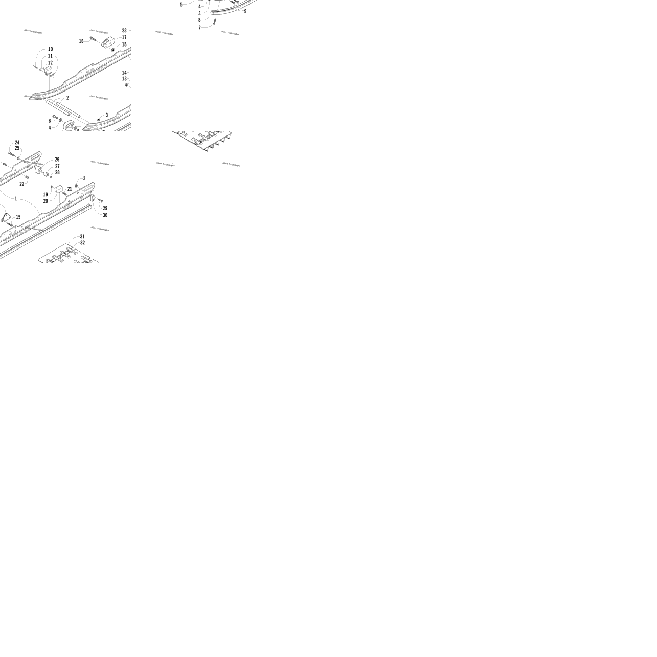 Slide Rail And Track Assembly