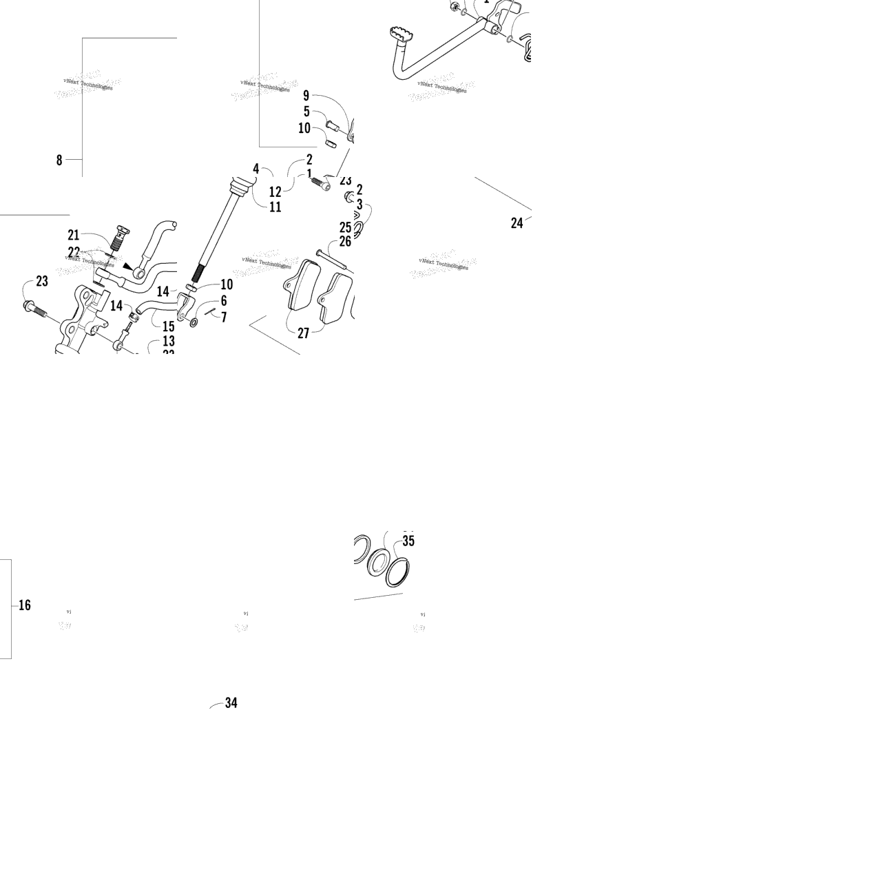 Auxiliary Brake Assembly