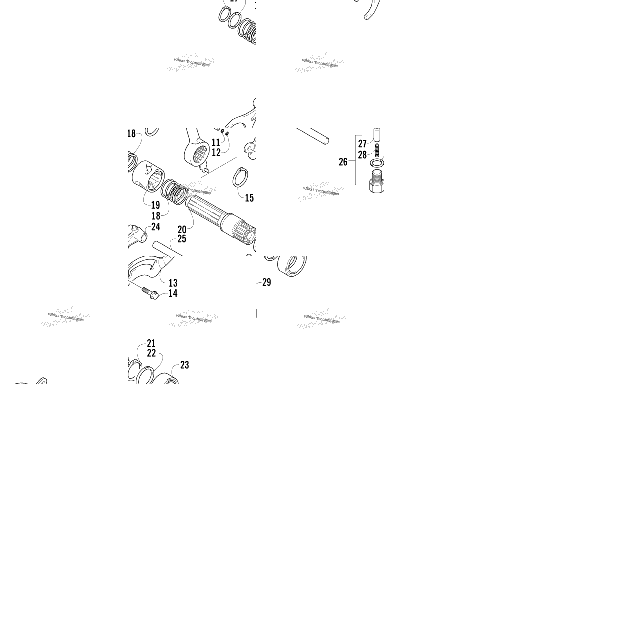 Hi/Lo Shifter Assembly