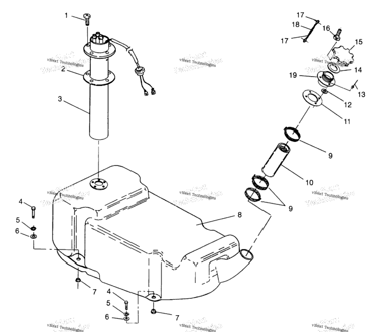 Fuel Tank Sl 900 & Intl. Sl 900 I964291