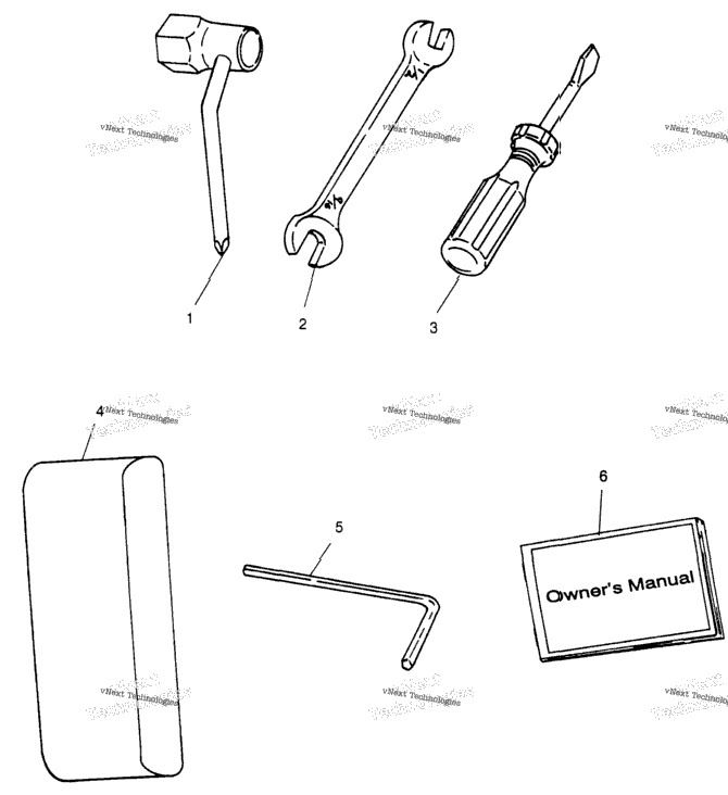Tool Kit Sl 900 & Intl. Sl 900 I964291