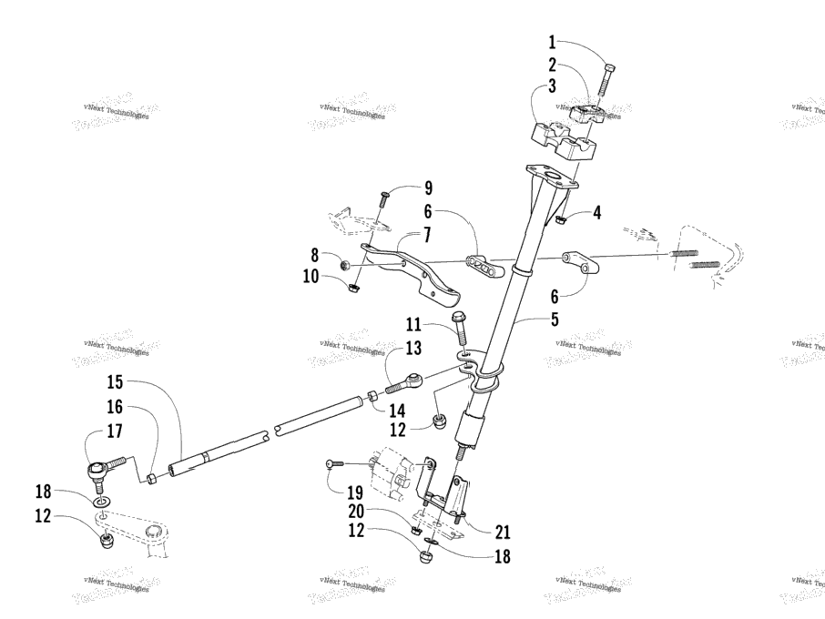Steering Post Assembly