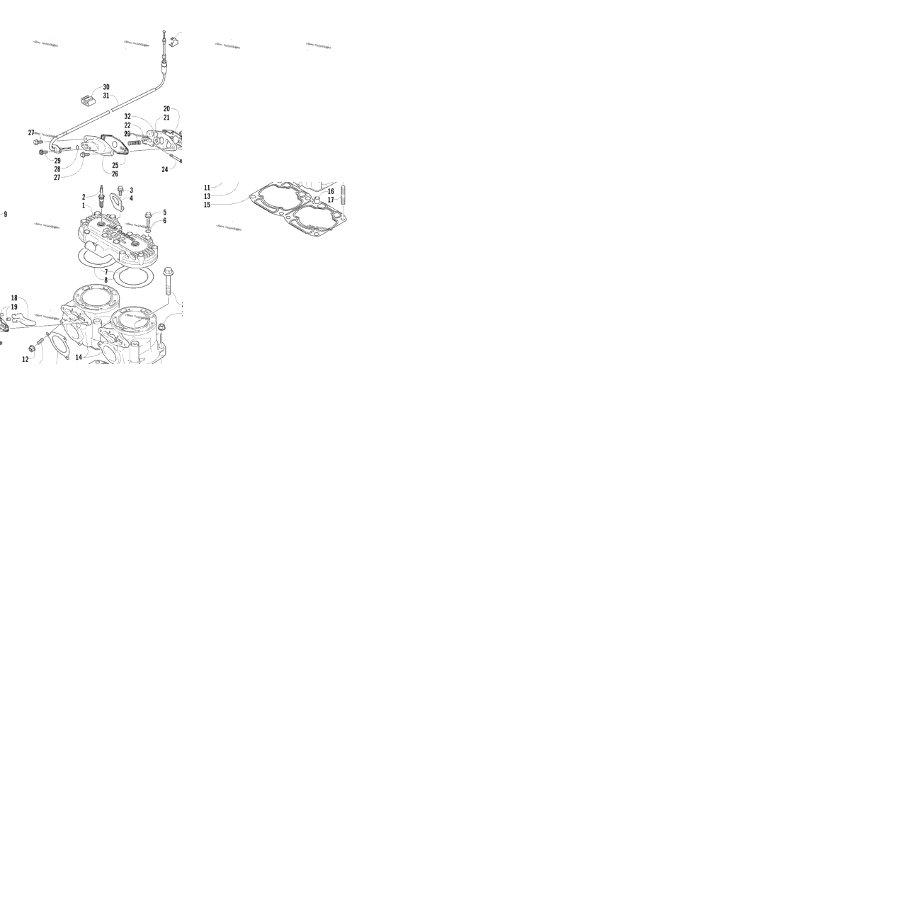 Cylinder And Head Assembly