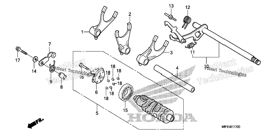 Gearshift Drum