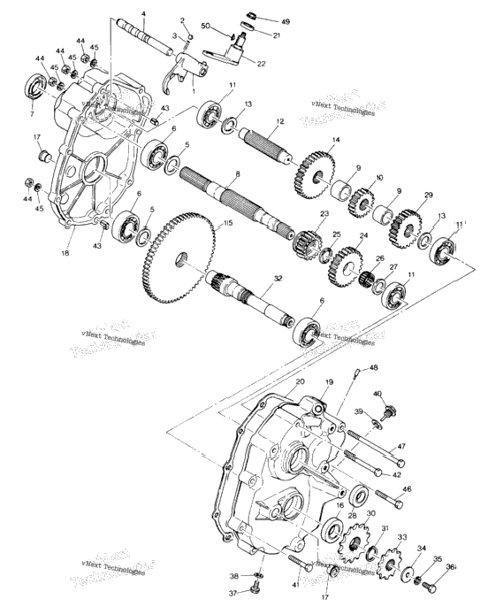 Gearcase Assembly