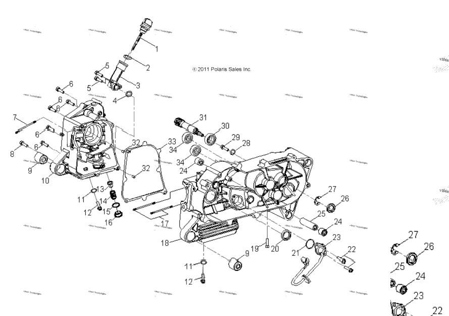 Engine, Crankcase