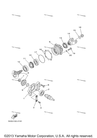 Middle Drive Gear
