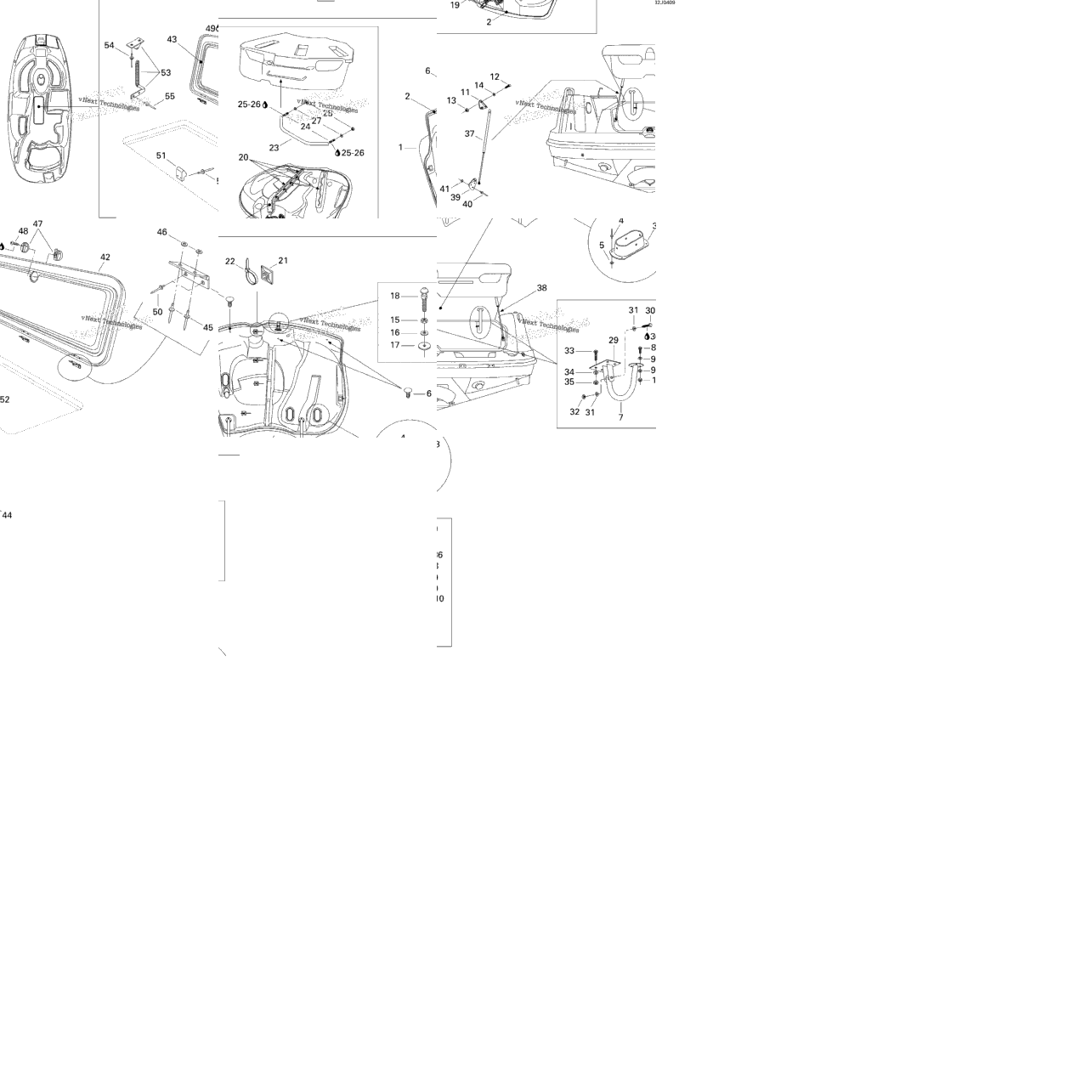Engine Compartment And Central Cover
