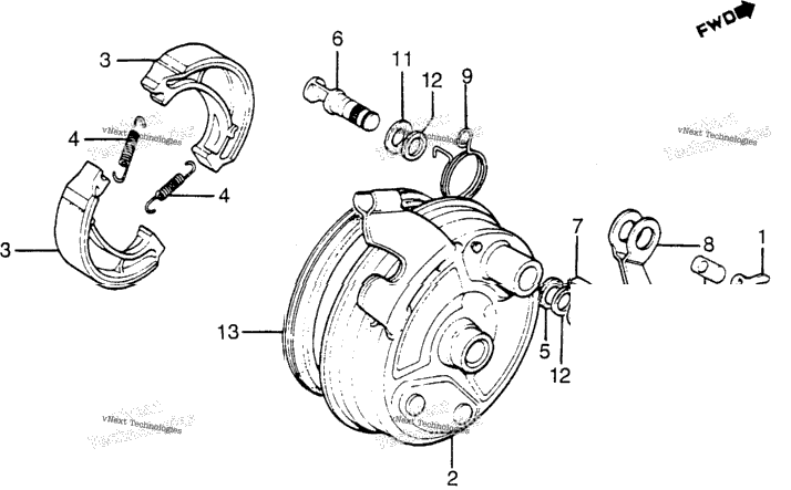 Front Brake Panel