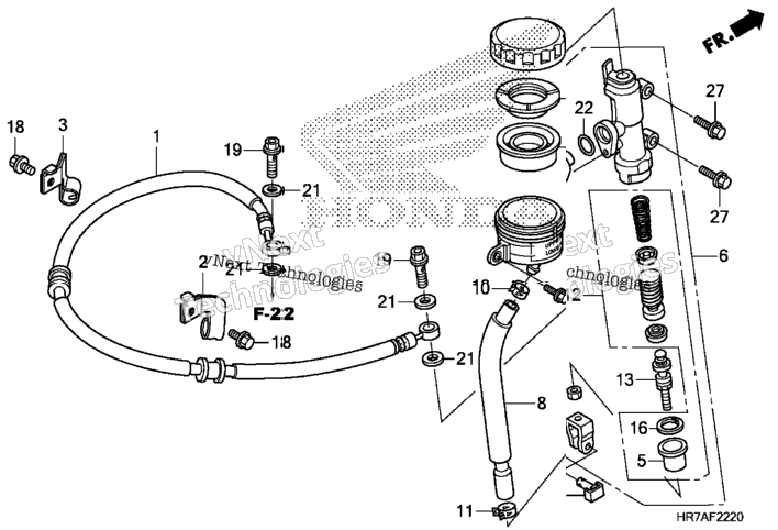 Rear Brake Master Cylinder