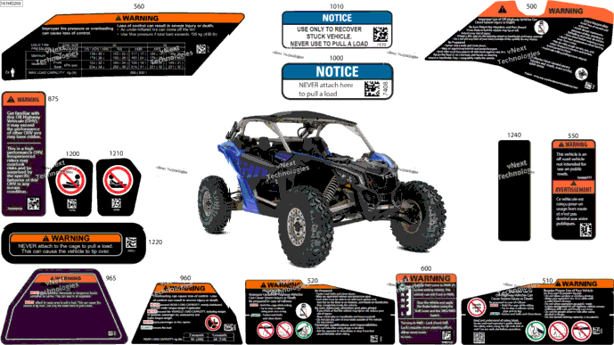 Body - Warning Decals