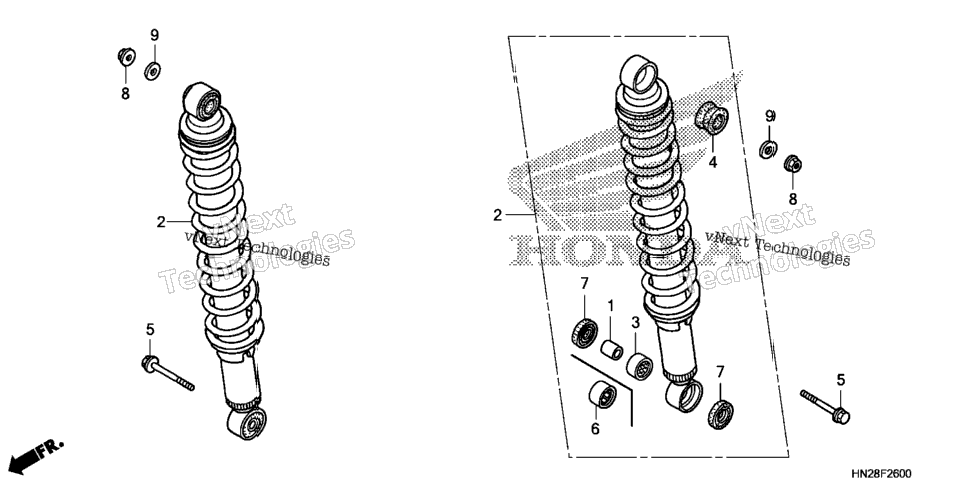 Rear Shock Absorber
