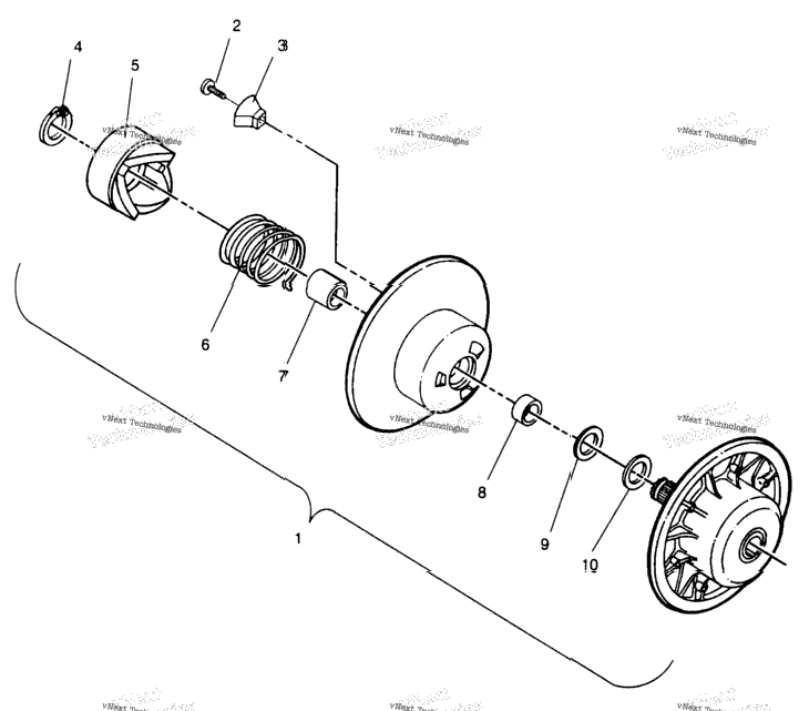Driven Clutch Lite Gt & European Lite Gt E963133