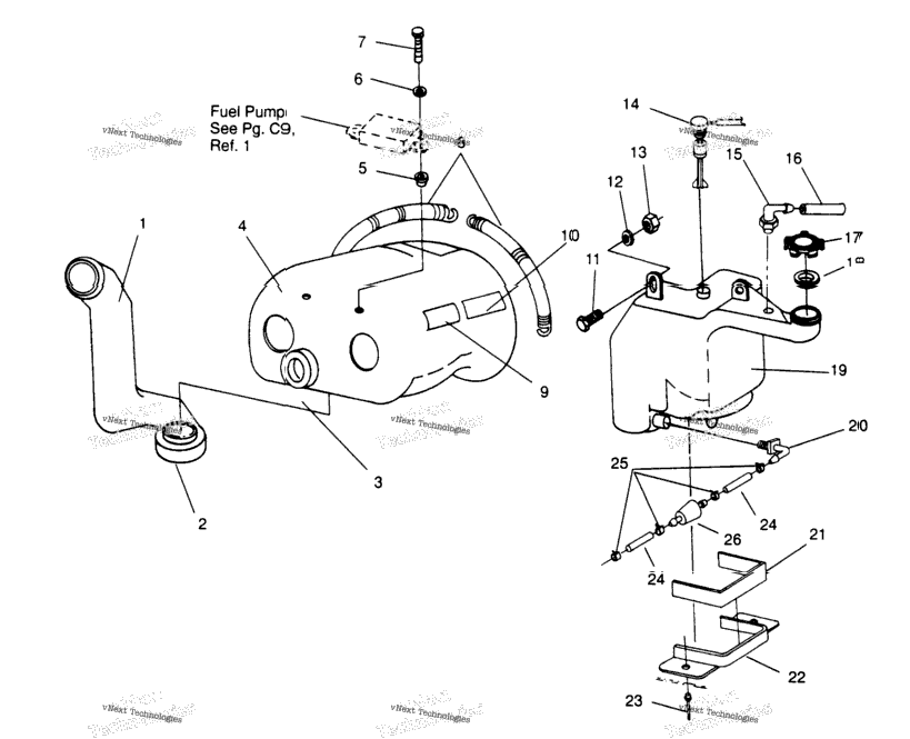 Oil Tank / Air Box Lite Gt & European Lite Gt E963133