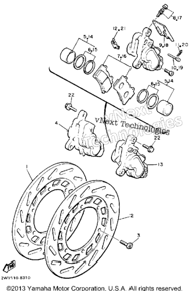 Front Brake Caliper