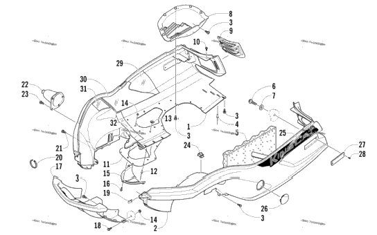 Belly Pan And Front Bumper Assembly