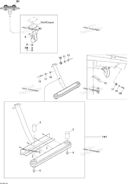 Ladder, Rear